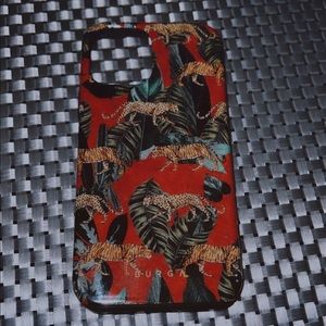 Burga Cheetah and Tiger Print w Floral iPhone 12 Case ✨